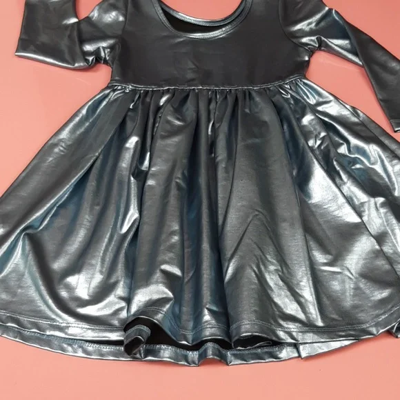 Pink Chicken Metallic dress 🥰